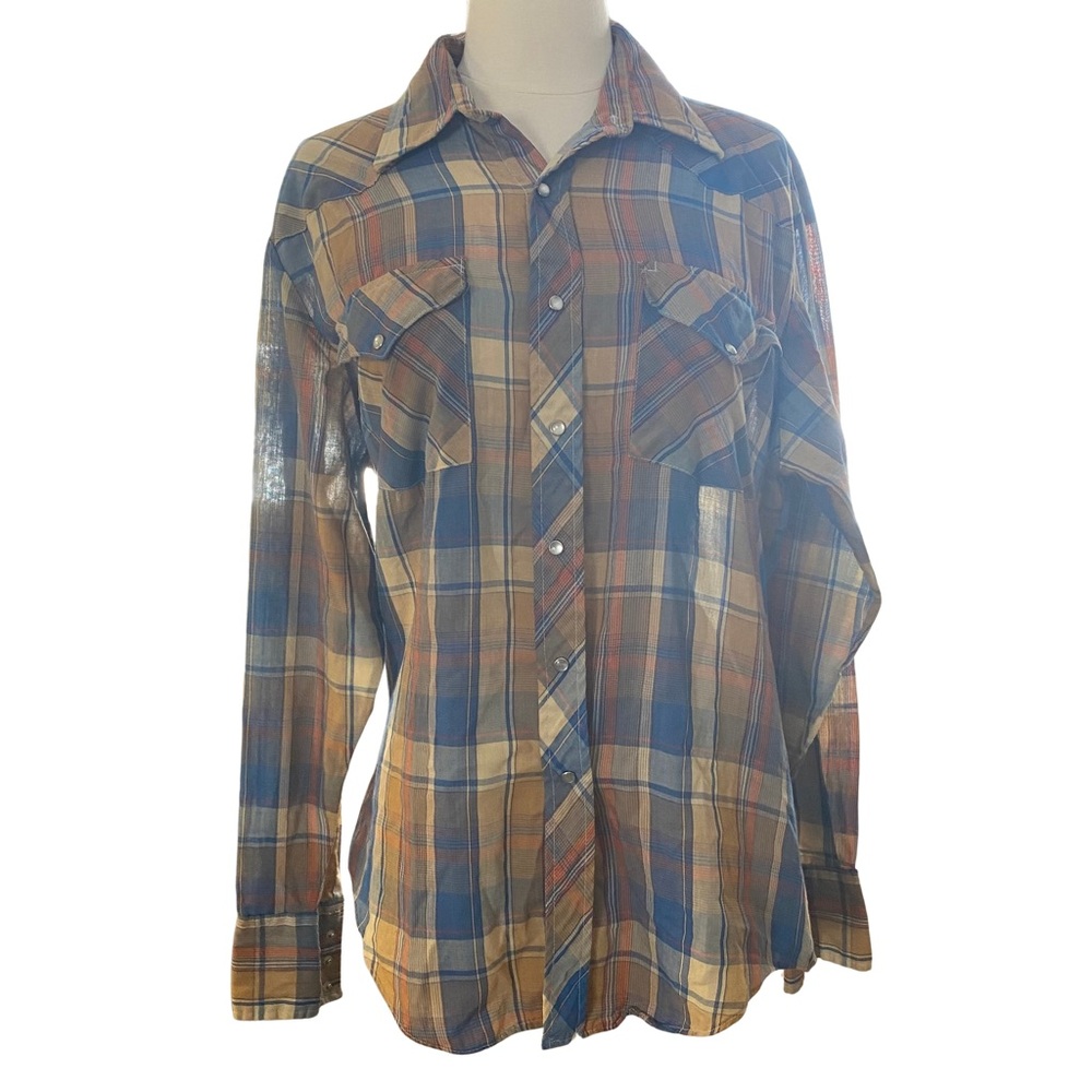 1960s Roughshod Western Button Down Shirt